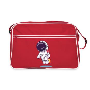 Minuscule Astronaute Rocket Dash - Sac Retro - rouge/blanc - Devant