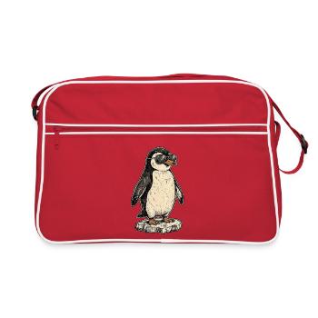 Pingouin cool - Sac Retro - rouge/blanc - Devant