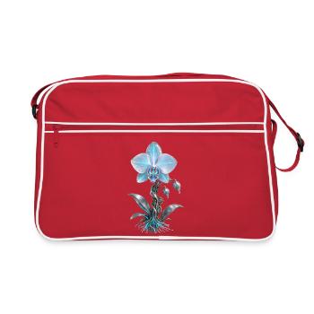 Mechanical Azure Orchid - Retro Bag - red/white - Front