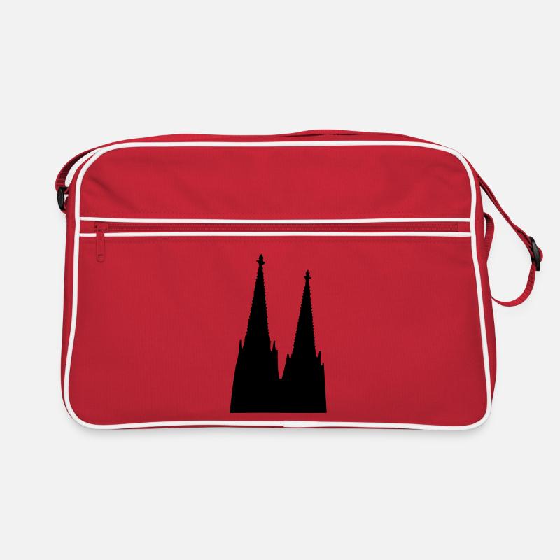 Der Kölner Dom in Köln Retro Tasche