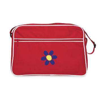 Flower Al - Retro Bag - red/white - Front