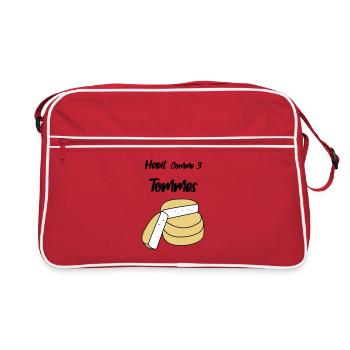 Haut comme trois tommes - Sac Retro - rouge/blanc - Devant