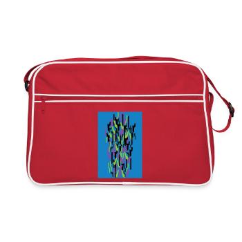 Camouflage Art - Retro Bag - red/white - Front