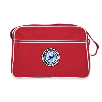 Deutsches Institut für Geoengeenering - Retro Tasche - Rot/Weiß - Vorne