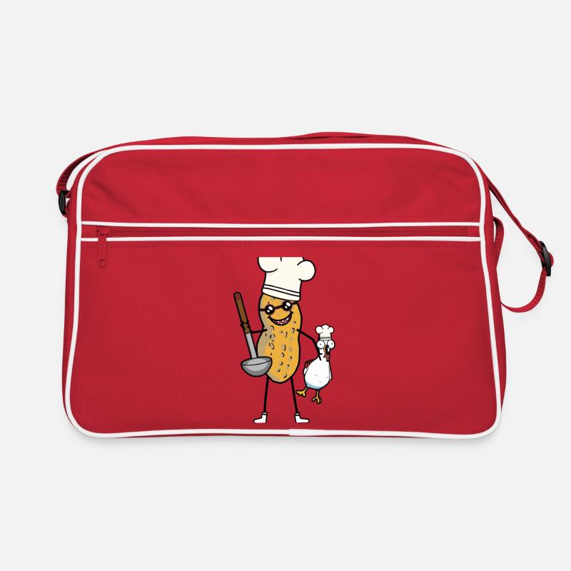 Peanut Cook Chicken Cooking Together Cooking Soup Retro Bag