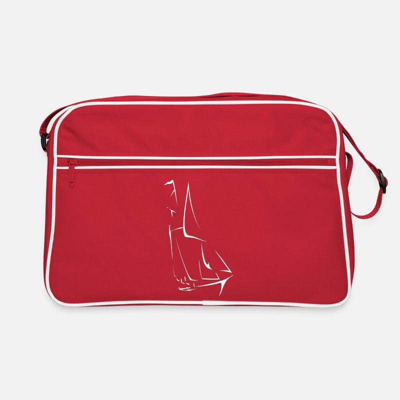 Bateau - Sac Retro - rouge/blanc