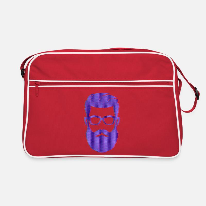 Beard Wearer Masculinity Mustache Beard Retro Bag
