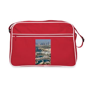 abu dhabi Abou Dabi - Sac Retro - rouge/blanc - Devant