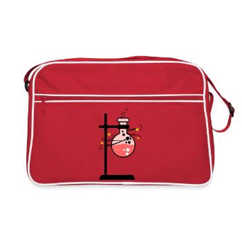 Mischen von Giften - Retro Tasche - Rot/Weiß - Vorne