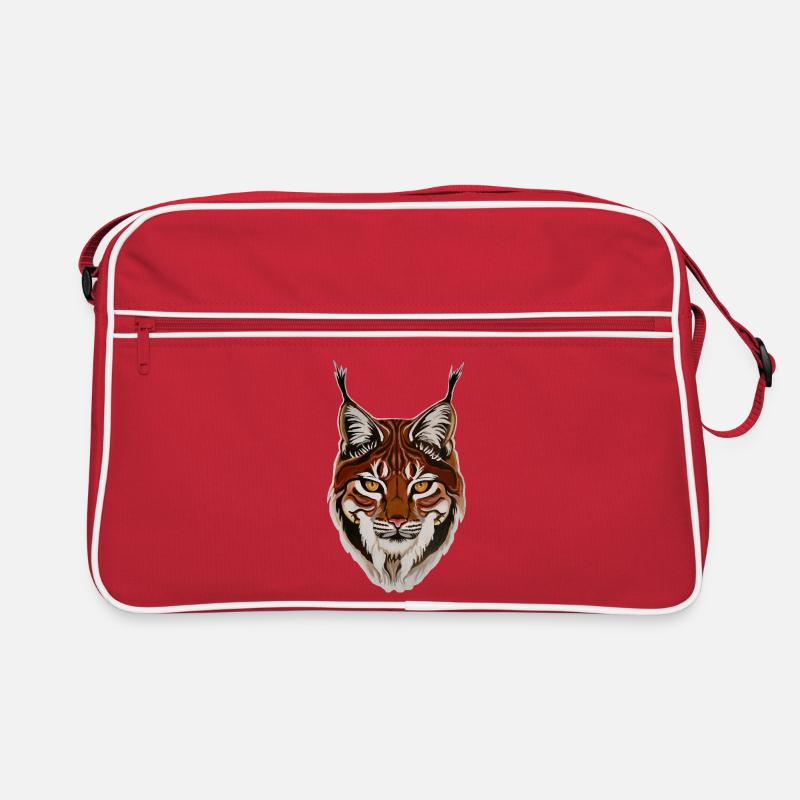 Luchs - Europas größte Raubkatze Retro Tasche