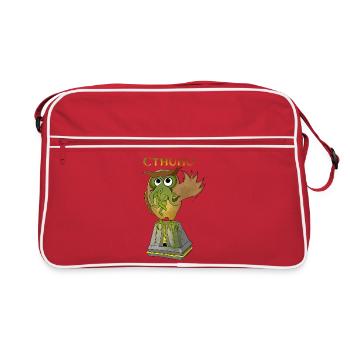 Illustration créative Cthulhu Cthuhu - Sac Retro - rouge/blanc - Devant