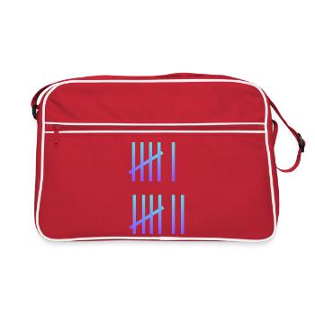 Six Seven Memes - Retro Bag - red/white - Front