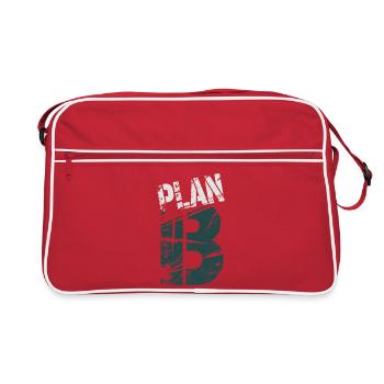 Grunge 13 Numeric Glyph - Retro Bag - red/white - Front
