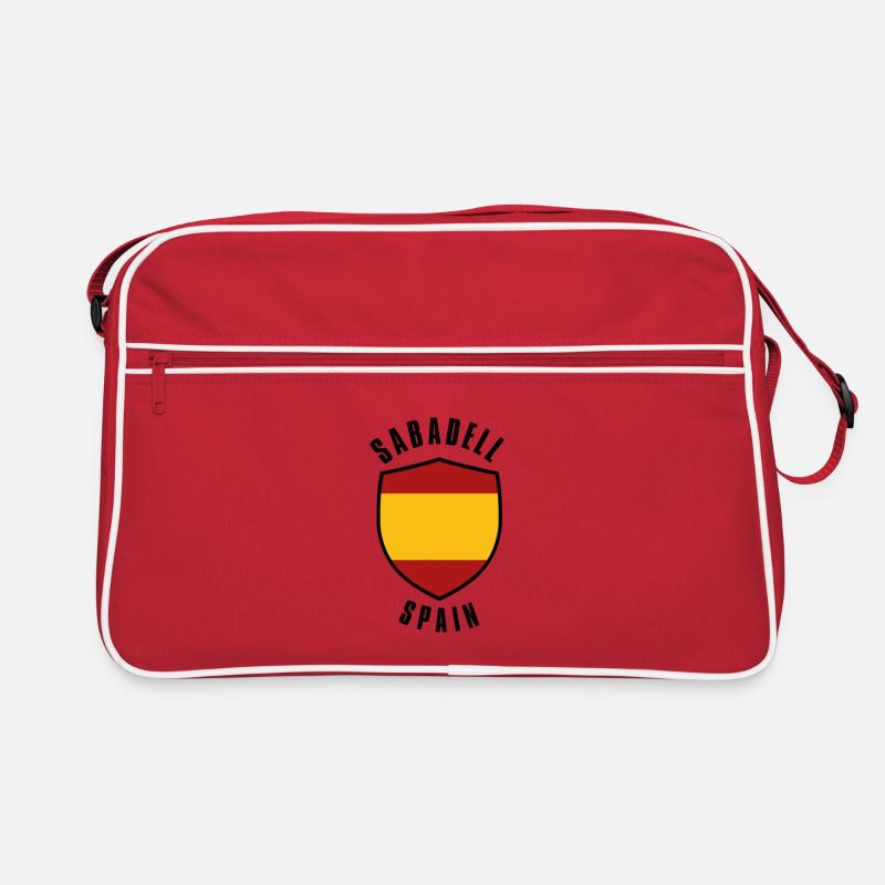 Sabadell Shield Spanien Farben Retro Tasche
