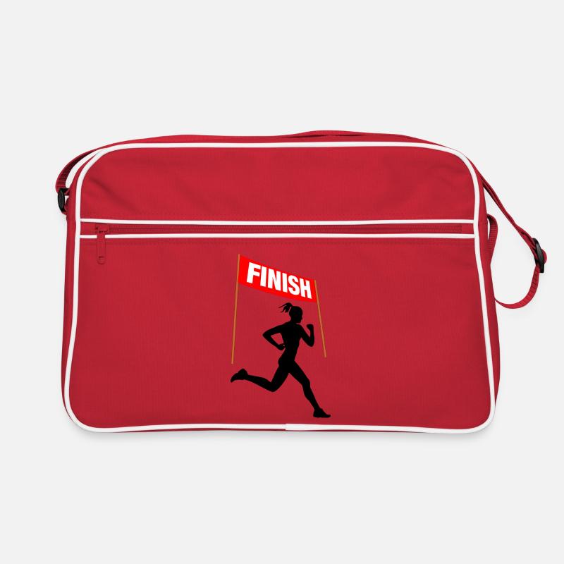 Arrivée coureuse – Victoire marathon Sac Retro