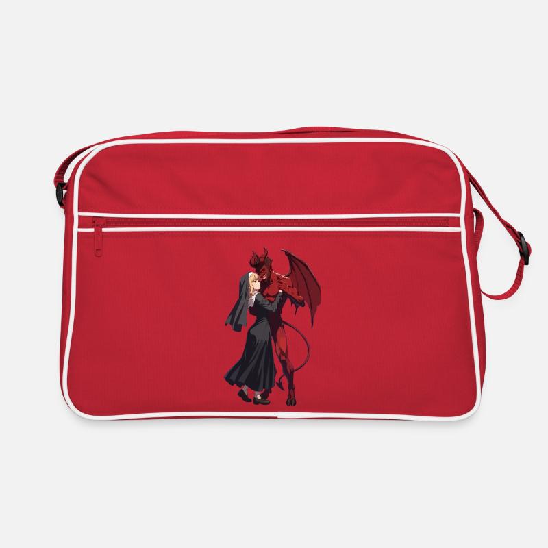 Devil and nun: Gothic romance Retro Bag