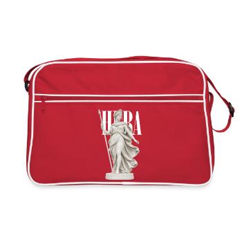 Hera Goddess - Retro Bag - red/white - Front
