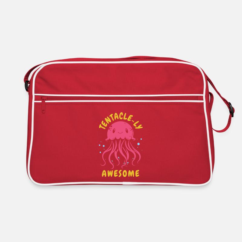 Tenacle-ly Awesome - Méduse avec tentacules Sac Retro