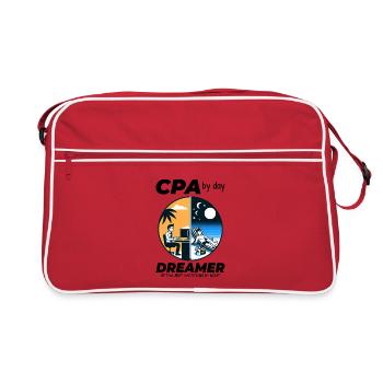 CPA Daydreams : Concilier travail et bonheur à Split - Sac Retro - rouge/blanc - Devant