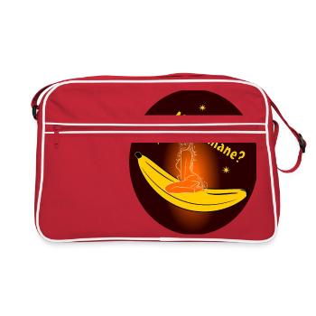 Toutes les bananes - Sac Retro - rouge/blanc - Devant