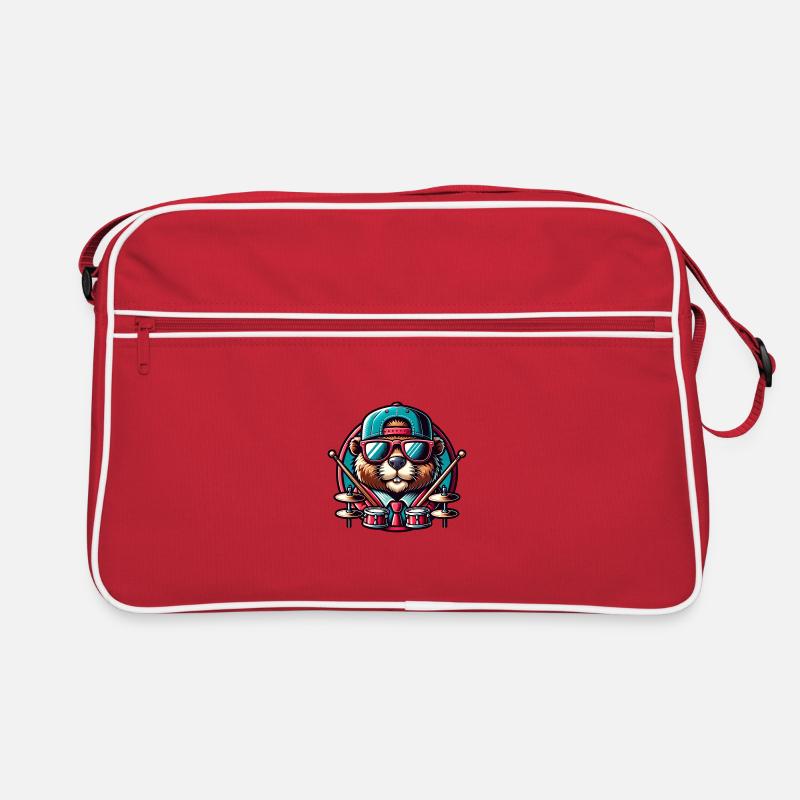 Beaver Drums Batteur de rongeurs Sac Retro