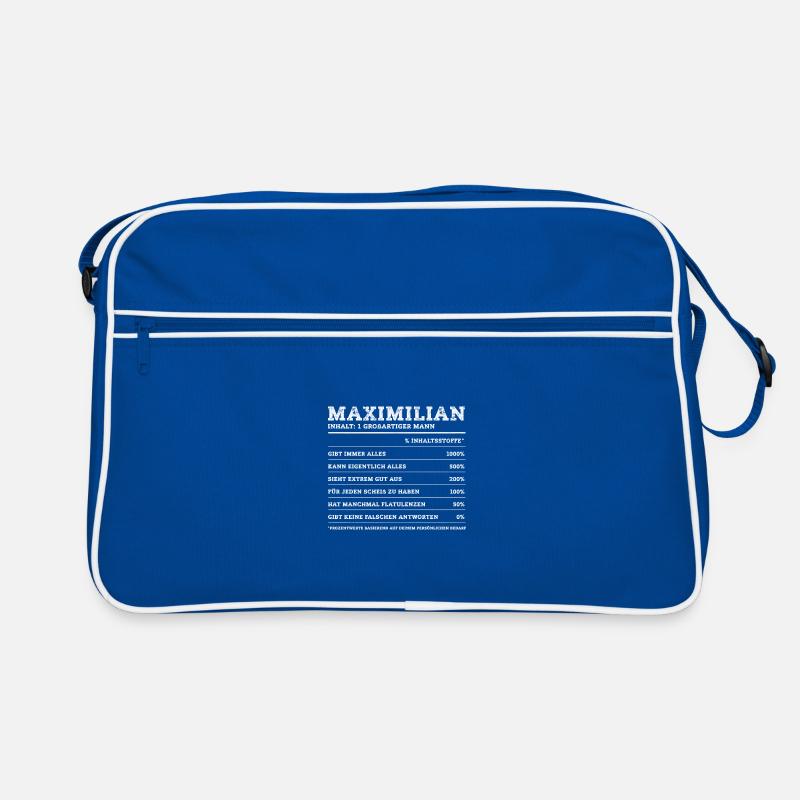 Maximilian Great Man First Name Retro Bag