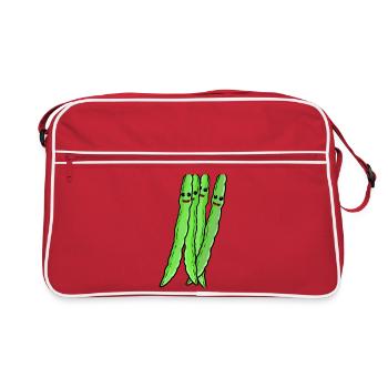 Haricots Haricots Légumes - Sac Retro - rouge/blanc - Devant
