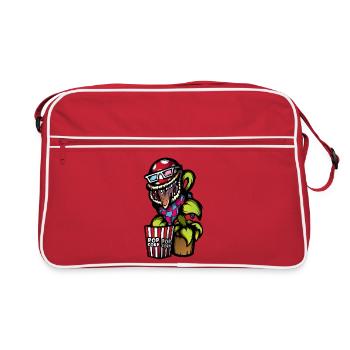 Carnivorous Plant - Retro Bag - red/white - Front