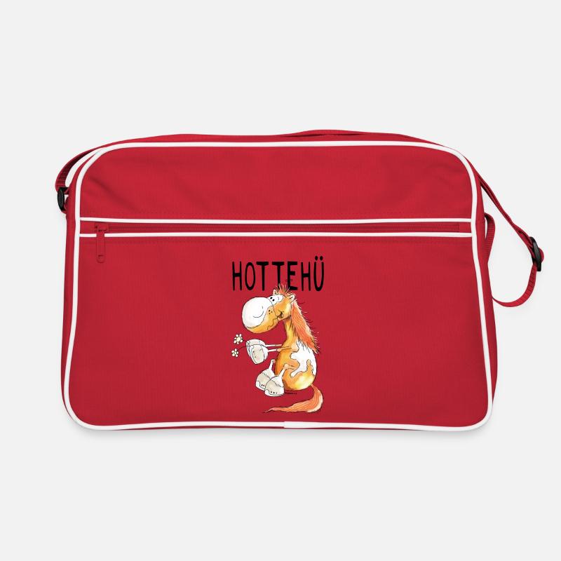 Hottehü Pferd - Pferde - Pony - Pferdchen - Comic Retro Tasche