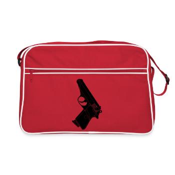 Pistol walther - Retro Bag - red/white - Front