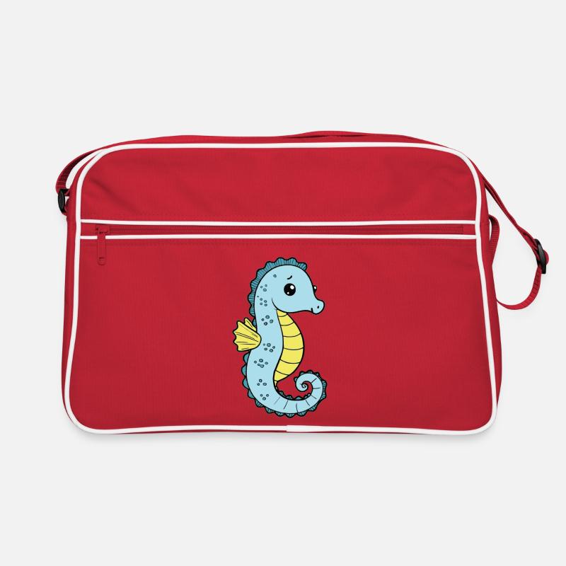Seepferd Seepferdchen Retro Tasche