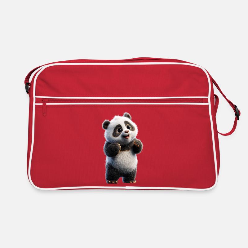 Panda Ours Pandas Géants Panda Géant Mignon Panda Ours Panda Sac Retro