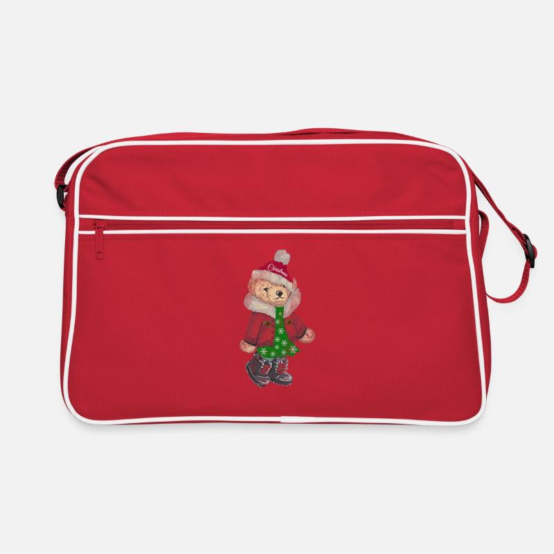Ours de Noël, Cadeau de Noël Sac Retro