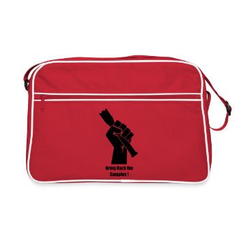 Bring Back the Samples - Retro Bag - red/white - Front