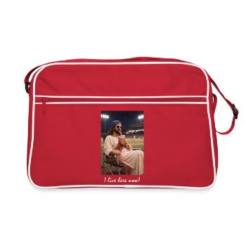 Heavenly Brew at the Ballpark - Retro Bag - red/white - Front