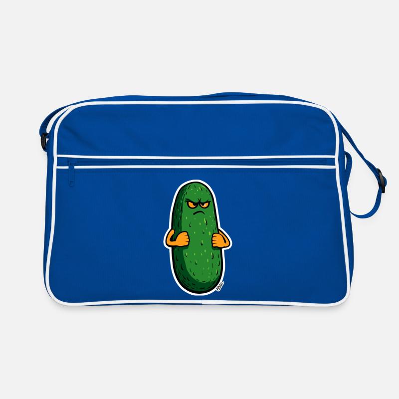 Grumpy Pickle Mascot Sac Retro