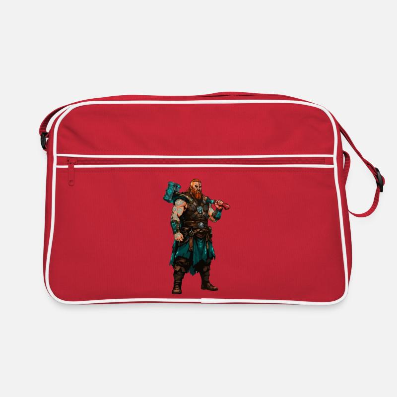 Wikinger Krieger Retro Tasche