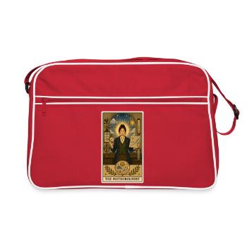 Meteorologist | Weather Tarot - Retro Bag - red/white - Front