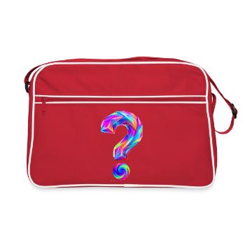 Point d’interrogation - Sac Retro - rouge/blanc - Devant