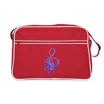 Poulpe clé - Sac Retro - rouge/blanc - Devant