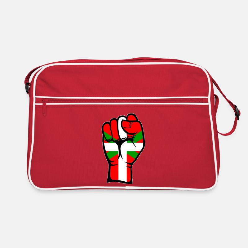 Baskische Flagge Faust Retro Tasche
