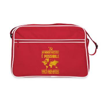Un monde meilleur 2 - Sac Retro - rouge/blanc - Devant