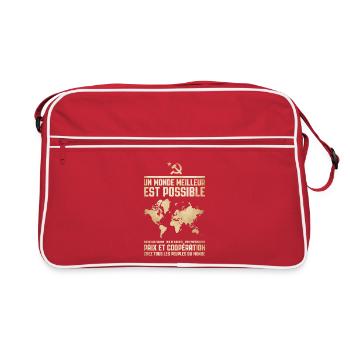 Un monde meilleur 2 - Sac Retro - rouge/blanc - Devant