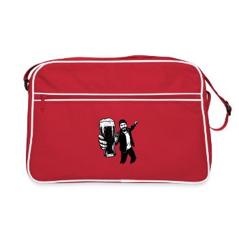 Bierman - Sac Retro - rouge/blanc - Devant