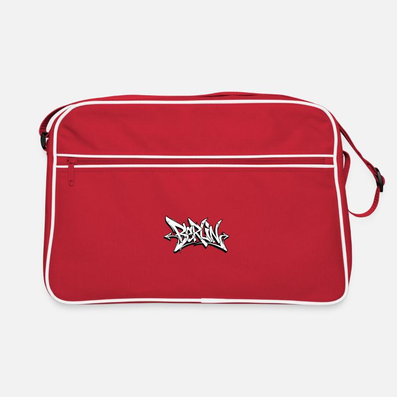 Graffiti Font Art Design Berlin Retro Bag