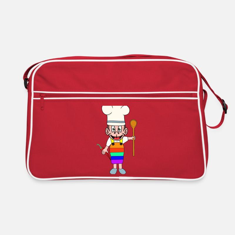 LGBT CHEF Chefs Cook Rainbow Kitchen Retro Bag