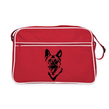 shepherd - Retro Bag - red/white - Front