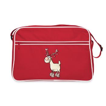 Rennes de Noël - Sac Retro - rouge/blanc - Devant