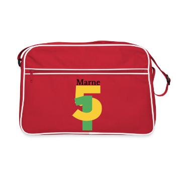 Marne - Sac Retro - rouge/blanc - Devant