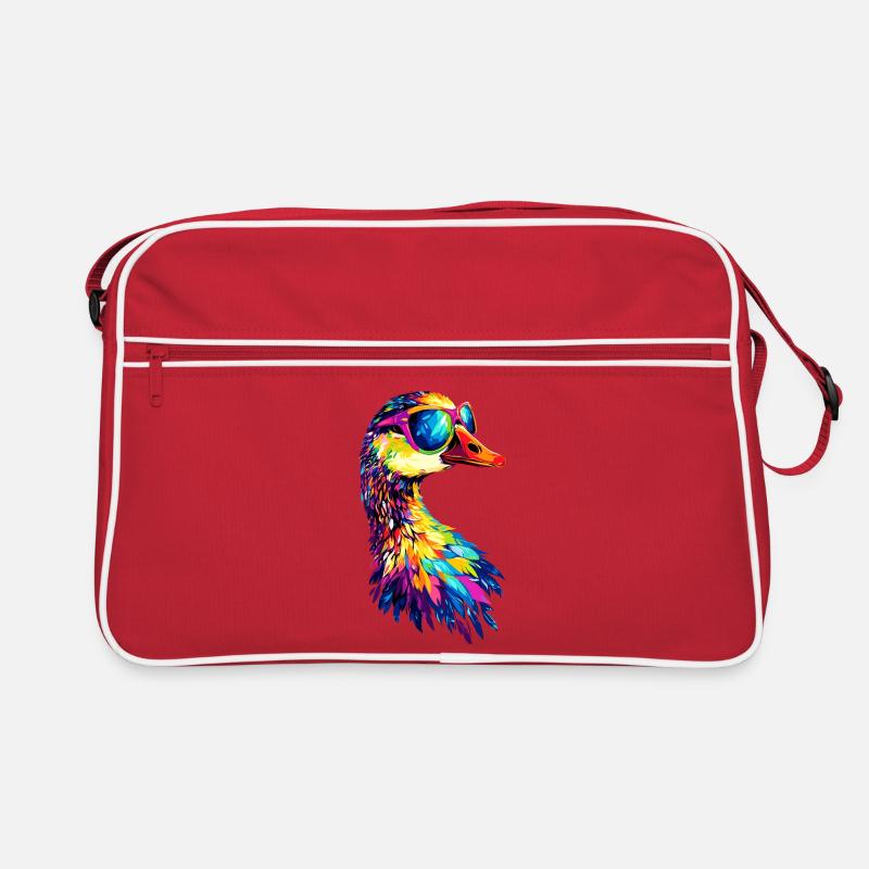 Goose Cute Goose Chicks Goose Chick Duck Small Geese Retro Bag